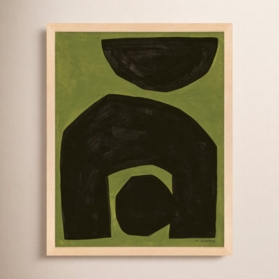 Lyndsey "Module on Green 2" Painting
