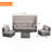 5 Pieces Outdoor Patio Wicker Daybed Furniture Set with Retractable Canopy, Storable Side Table, and Soft Cushions for Relaxing in Your Backyard or Porch-1988653775