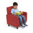 Kid Comfort Collective Modular Club Chair - Red-124164571