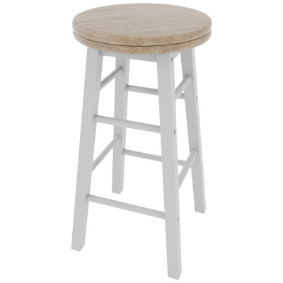 Swivel Solid Wood Counter Stool