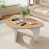 Light Yellow Wood/White