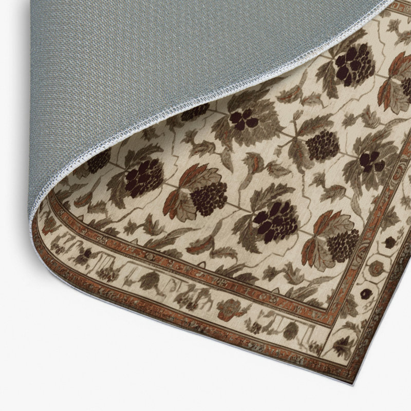 ArtDeco Beige Indoor and Outdoor Area Rug, Rectangle 2' x 3'