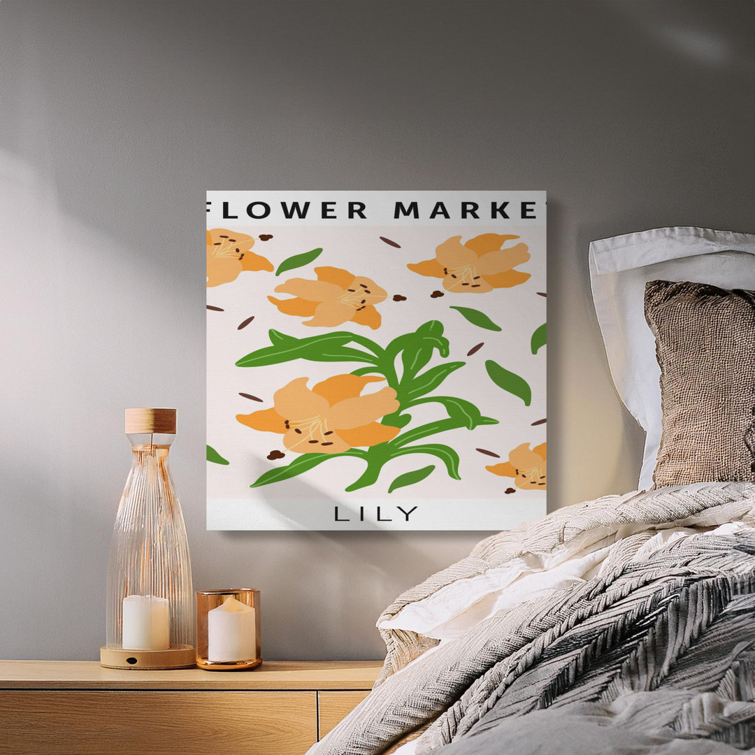 Elegant Floral Botanical Canvas Wall Art