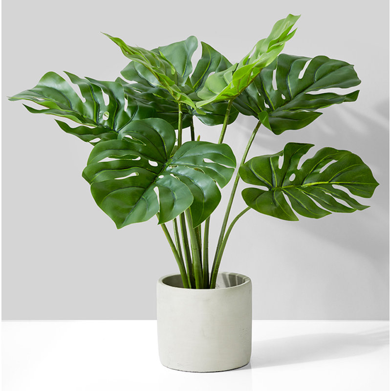 Faux Foliage Plant in Pot