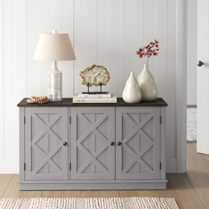 Corbey Accent Cabinet, Dark Gray/Gray