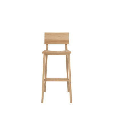 N Solid Wood Stool