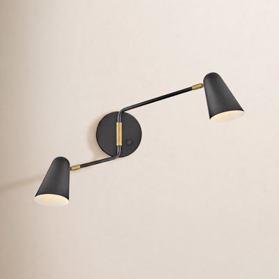 Macie 2-Light Dimmable Swing Arm Sconce
