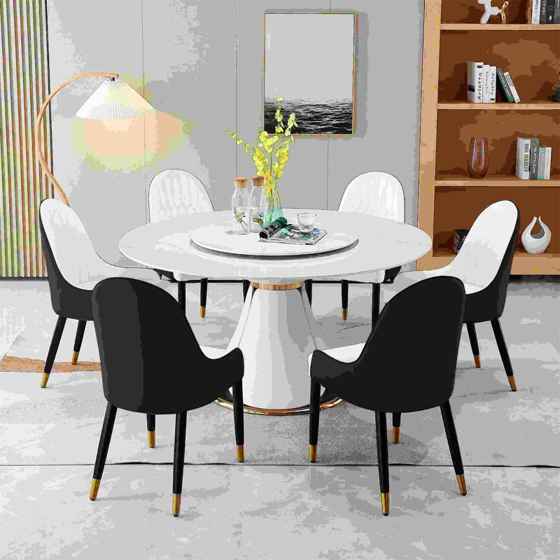Monque Round Dining Table Set For 6
