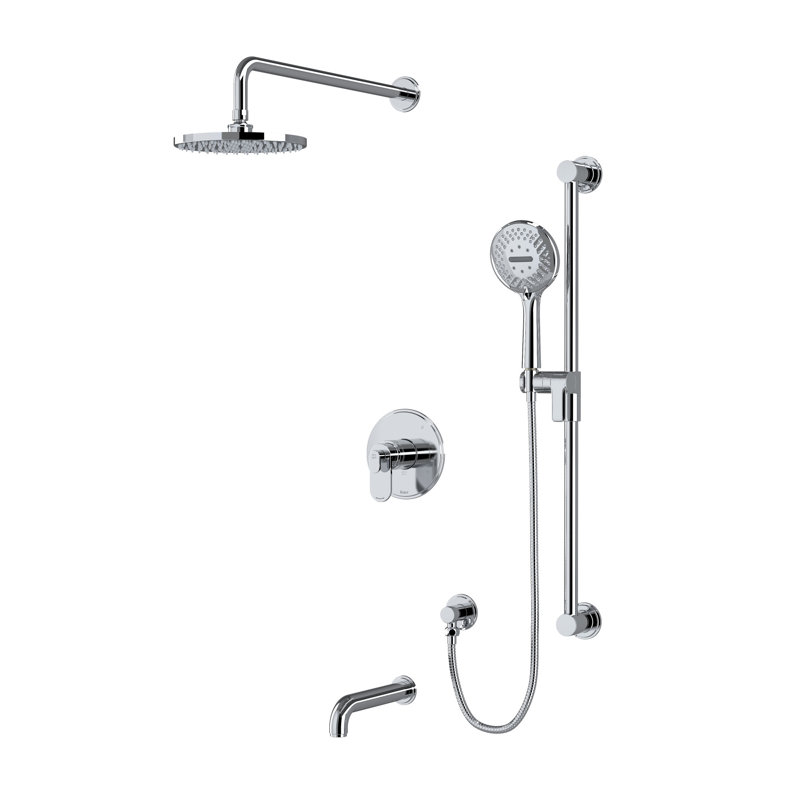 Garniture de douche 1345, Chrome