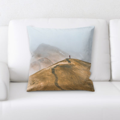 Microsuede Reversible Throw Pillow