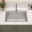 Durable Stainless Steel Single Bowl Topmount Kitchen Sink with Soundproofing and Efficient Drainage System