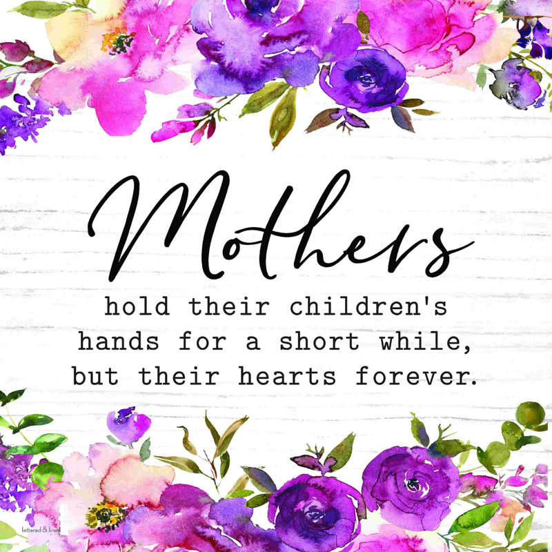 Floral Mothers Hold 2884363, H 12 po x l 12 po