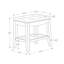 Tabouret de bar, ensemble de 2, siège de selle, cuisine, aspect cuir-559986273-559986269-559986271