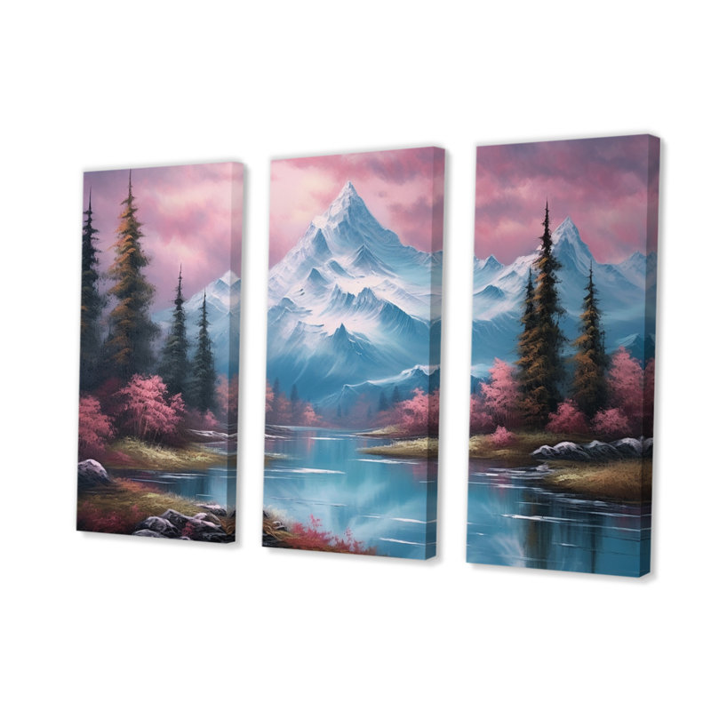 Mountain View Bliss II 3 pièces, H 40 po x l 60 po x P 1 po