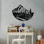 Accessoire mural décoratif en métal