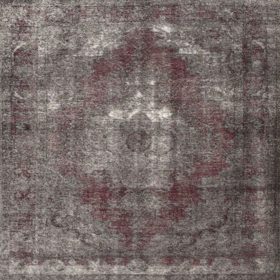 Tapis traditionnel rouge / noir Apogee