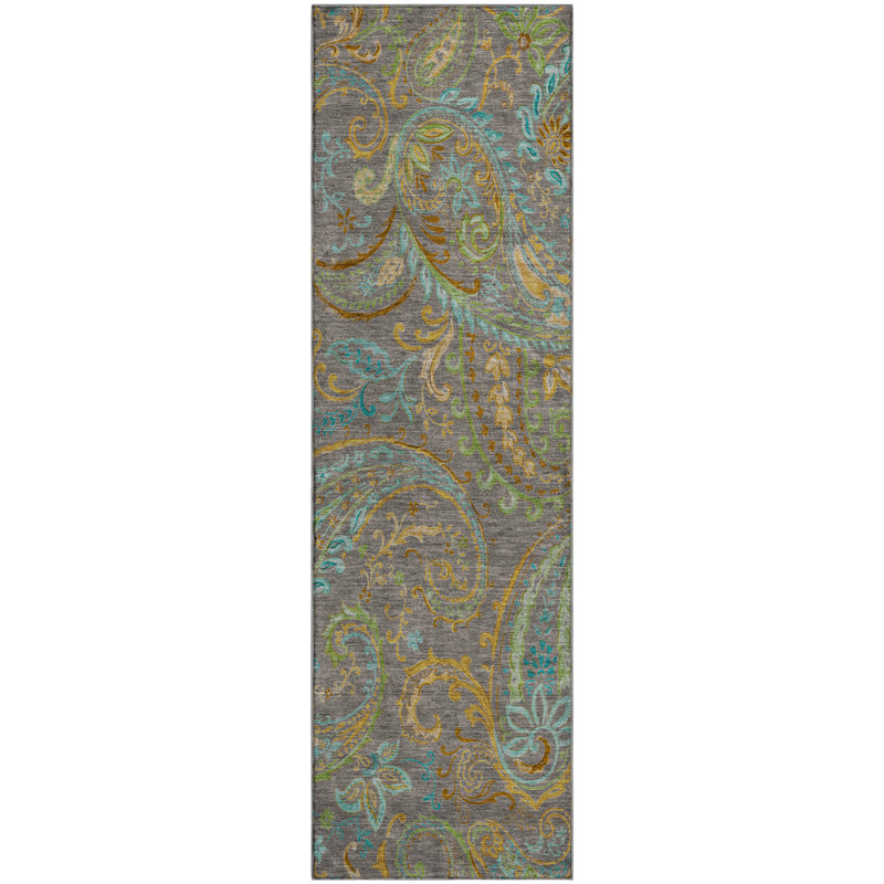  Premium Machine Washable Cerrito AMF533 Rug, Runner 2'3" x 7'6"