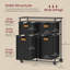 Metal Laundry Room Organiser