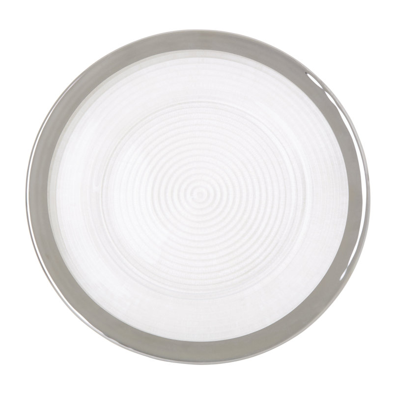 Synthetic Geometric Charger, 33 cm Round