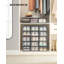 18 Pair Stackable Shoe Rack-1434073427