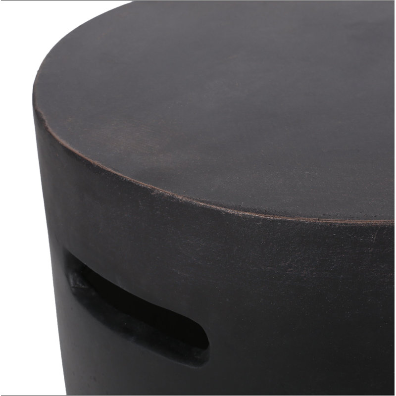 Table d'appoint d'extérieur en béton léger