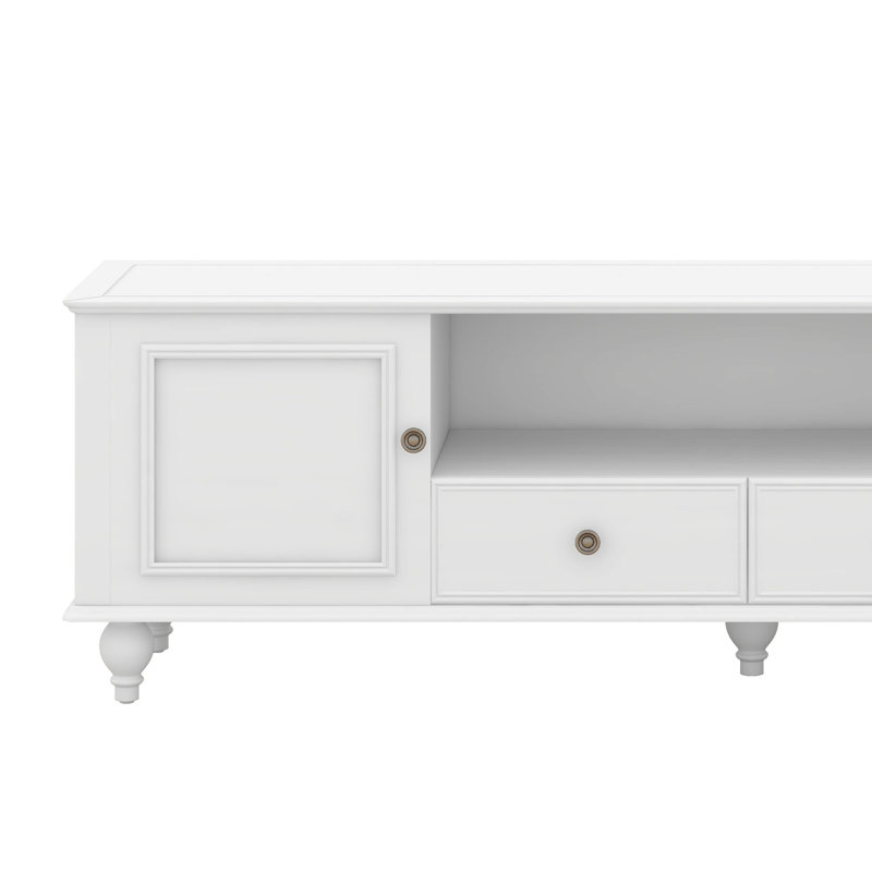 Meuble télé 70,9 po Modern, Blanc