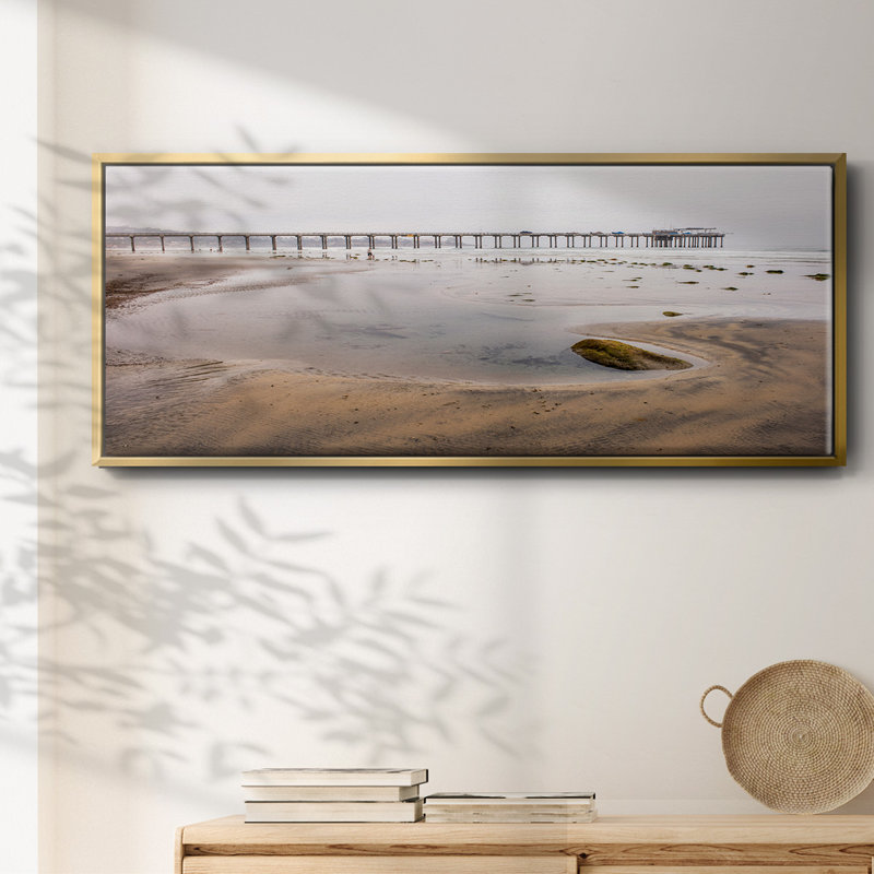 Scripps Pier- Framed Canvas