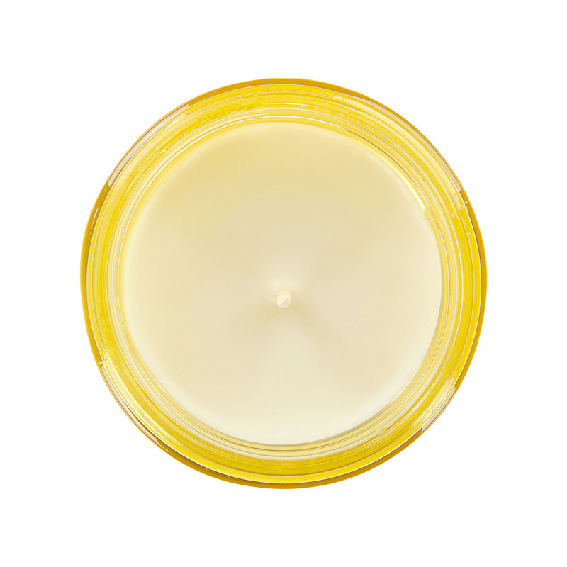 Scented Jar Candle, Yellow/Orange/Red, Fruity/ Sweet
