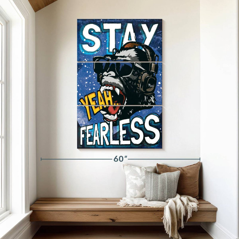Brampt Fearless Gorilla, 50" H x 32" W
