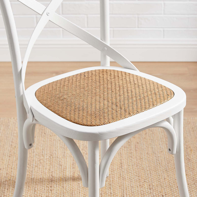Ensemble de 2 chaises d'appoint Modway Gear, Blanc, 4