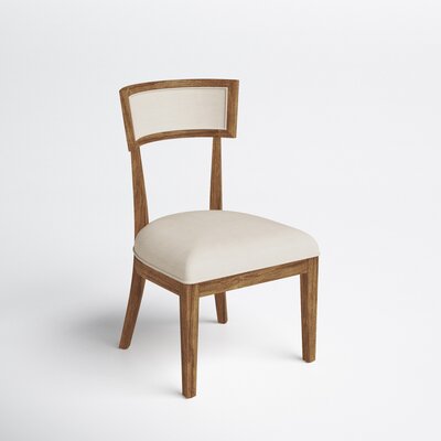 Ashley Linen Upholstered Solid Wood Side Chair in Bedford -  Birch Lane™, DD1E672787664905BDCF24DB2E2F3B8D
