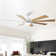 Vaczon 72" 8-Blade Modern Ceiling Fan with Dimmable 3CCT LED Lights and Remote Control