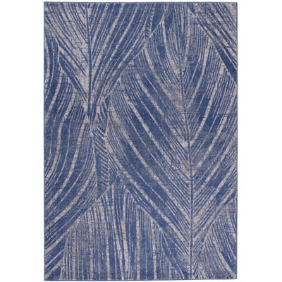 Indigo Emerich - palmiers - bleu doux