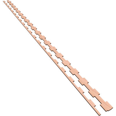 Midland Adjustable Wood Decorative Slat Wall Panel Kit