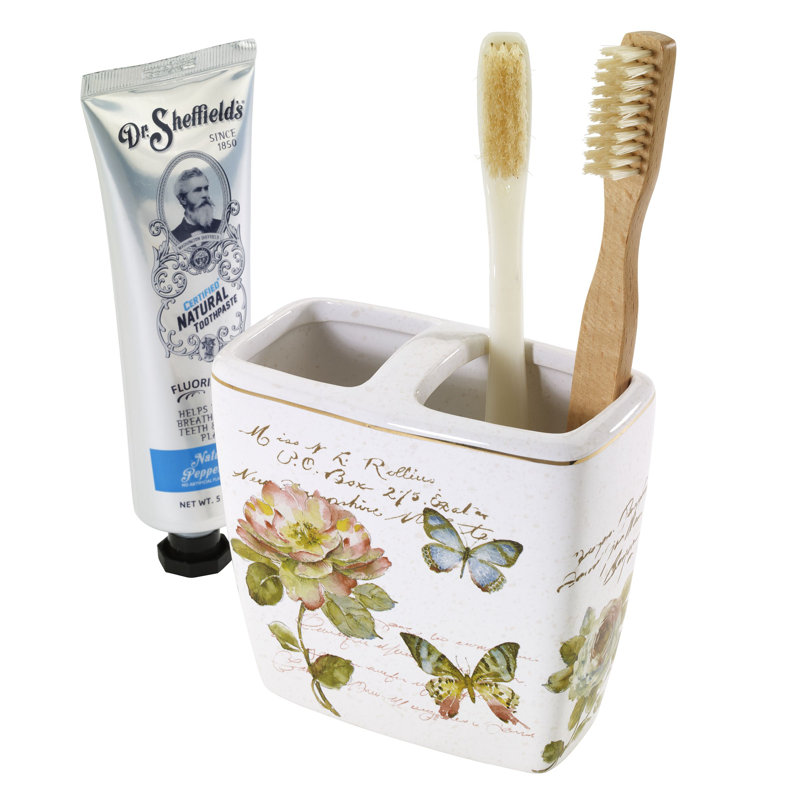 Porte-brosse à dents Butterfly Garden Bath