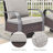 Bobra 6 Pieces Outdoor Backyard Furniture Set With Swivel Chairs-357957558