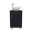 Meuble-lavabo de salle de bain, 1 porte, 4 pieds-1680050983