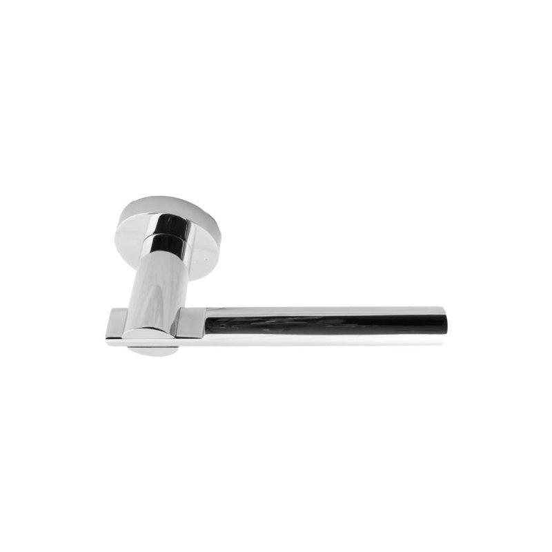 Ensemble d'intimité Alpine avec levier rond Alpine Rose 63, Acier inoxydable poli, 2,375 po