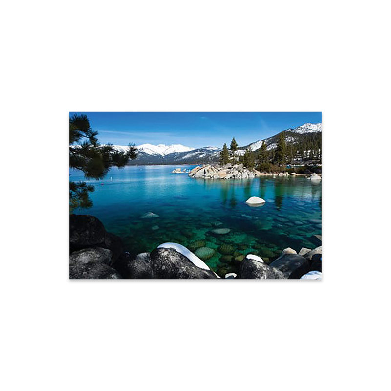 «Rocks in a Lake, Lake Tahoe, California, USA V» par Panoramic Images - reproduction de photo sur toile tendue