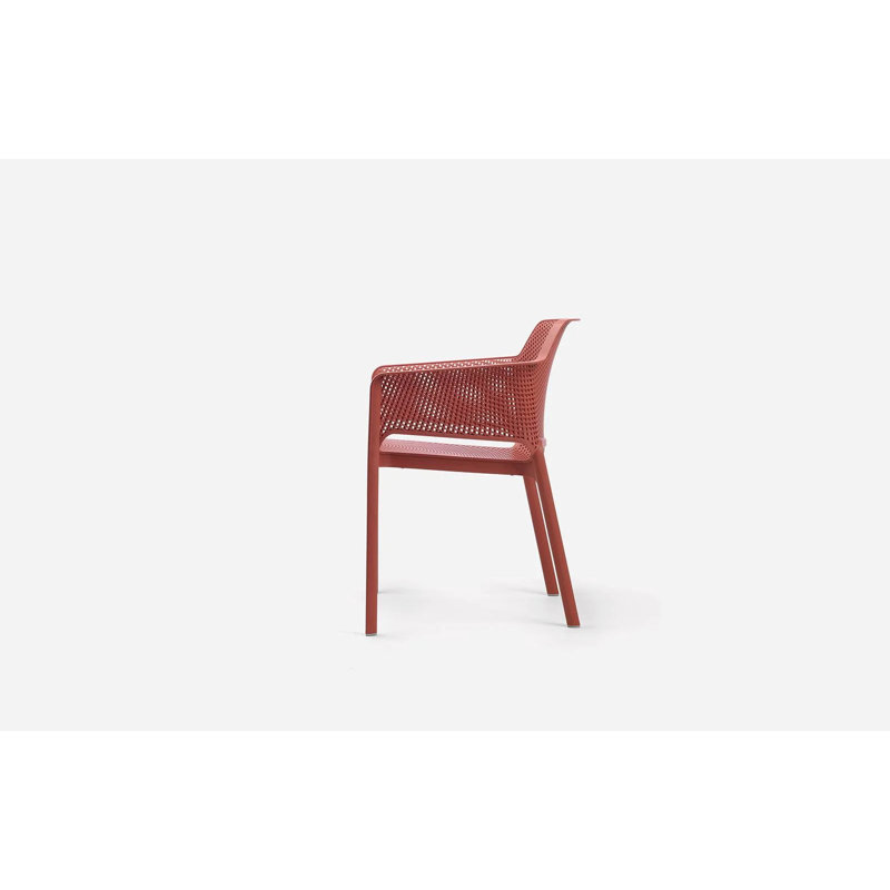 Net Outdoor Dining Armchair, Corallo