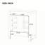 Meuble-lavabo de 30 po sans lavabo, base d'armoire seulement, armoire de salle de bain avec tiroirs, structure solide et panneau de fibres à densité moyenne-102523508