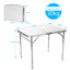 Aubriela 80cm Rectangular Adjustable Folding Table