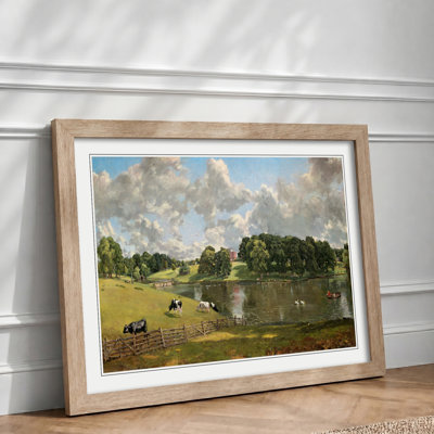 Wivenhoe Park in Essex by John Constable - Picture Frame Painting on MDF