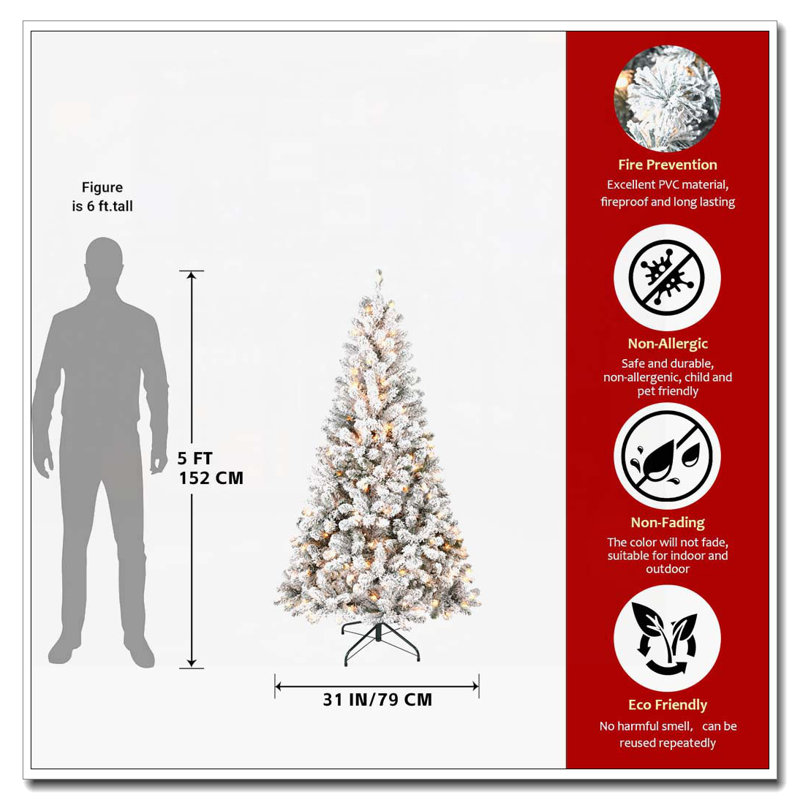 Arbre de Noël 6 pi, H 6 pi 