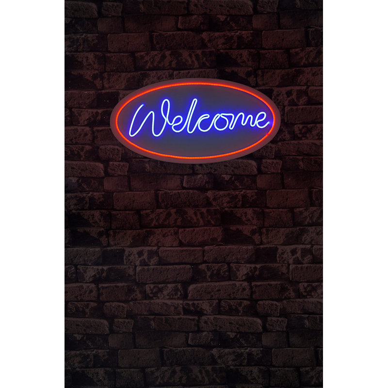Flexible LED Neon Strip Lights, 11.4 x 22.8 x 0.8 inches | Waterproof IP67, Red & Blue Colors | 12V DC, 8W-10W per Meter, PVC Foam Template | Perfect for Home Decor, Parties & Events, Energy Efficient Design