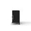 Armoire multifonctionnelle en aluminium noir de 38 cm (15 po) de la série Essential pour cuisine extérieure