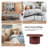 Minerva Modern 32"W Round Coffee Table with Glossy Enamel Finish-309057118