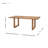 Eli Acacia Solid Wood Dining Table