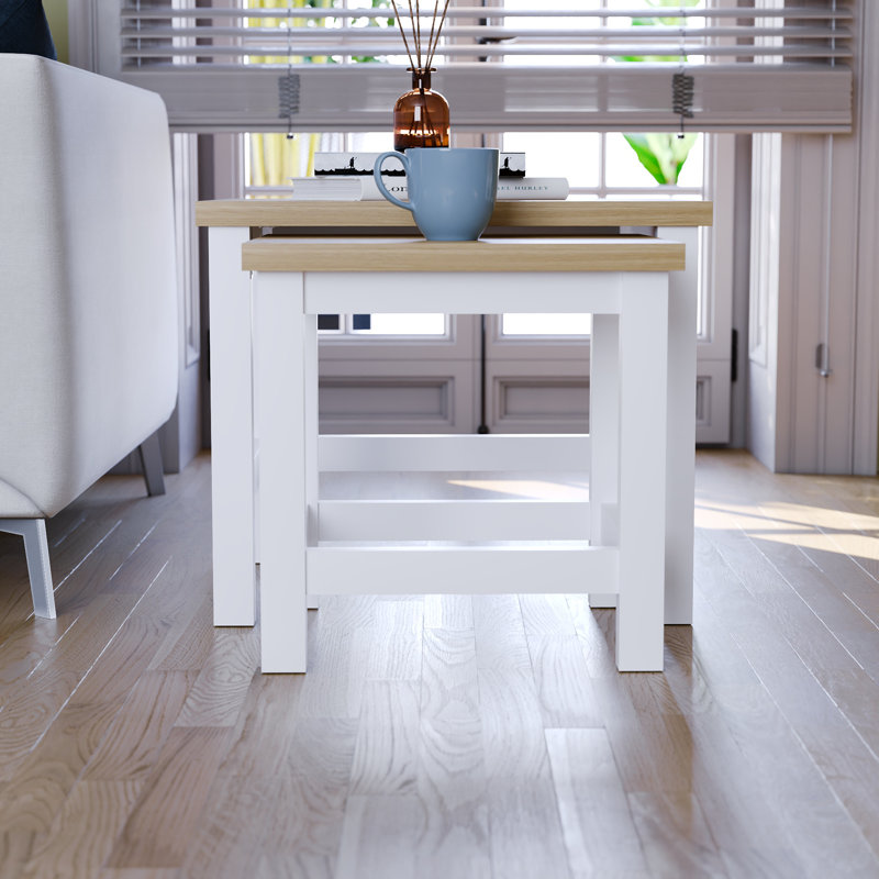 Beacsfield Nesting Tables, White