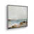 Cadre flottant en chrome poli